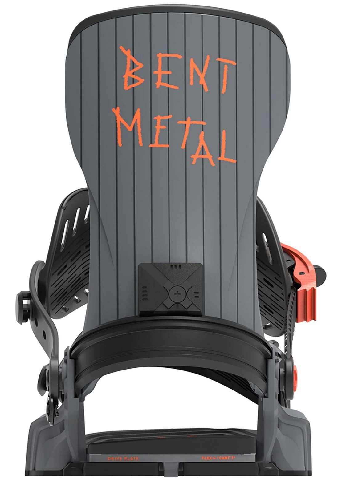 Bent Metal Unisex T-Zero Snowboard Bindings Black