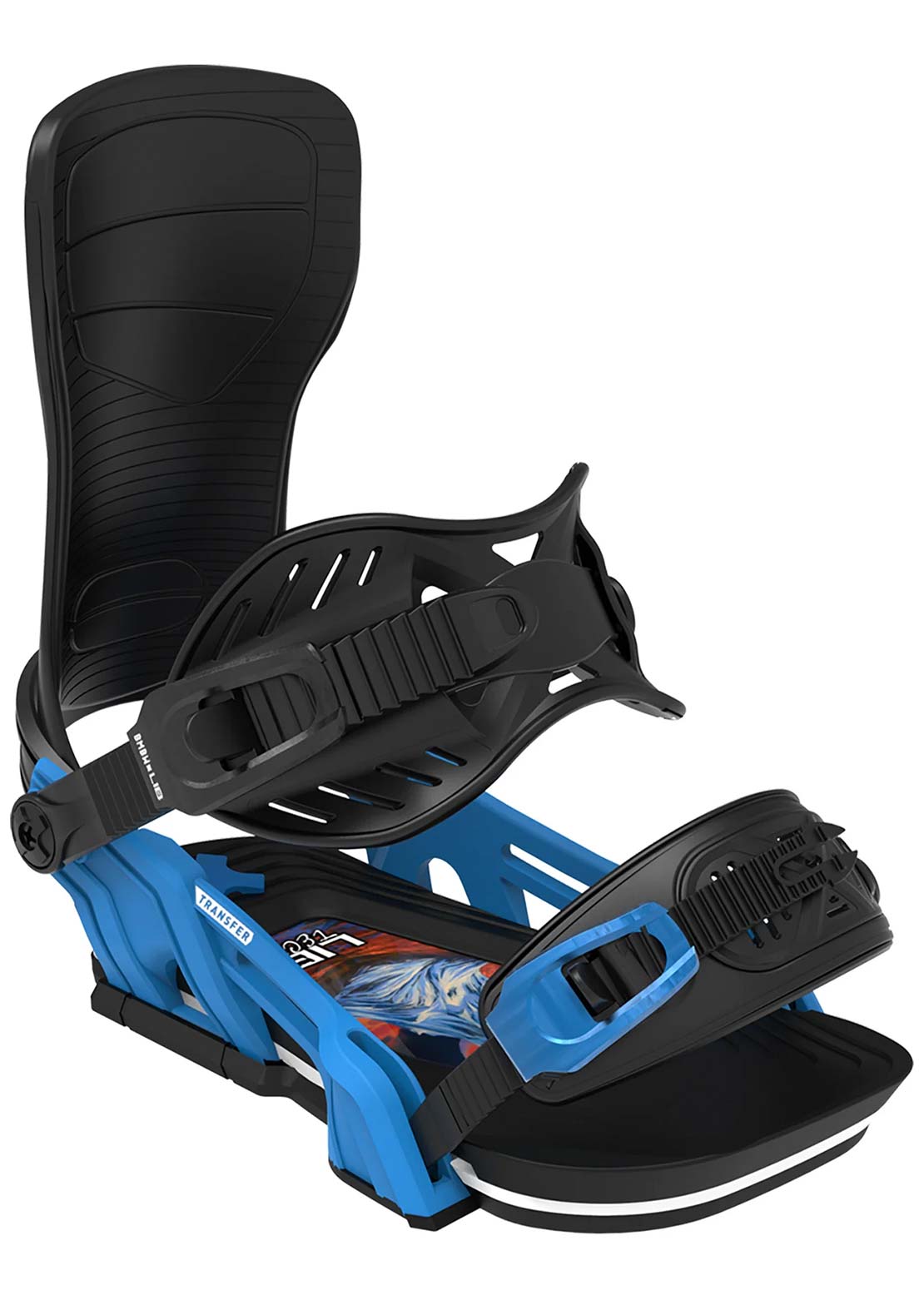 Bent Metal Unisex Transfer Snowboard Bindings Blue/Black