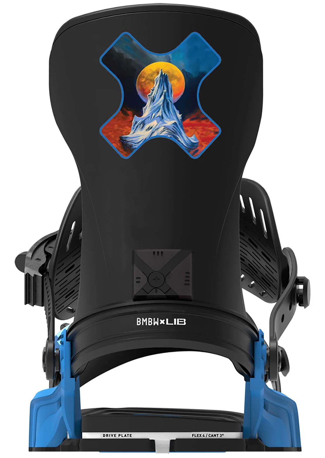 Bent Metal Unisex Transfer Snowboard Bindings Blue/Black