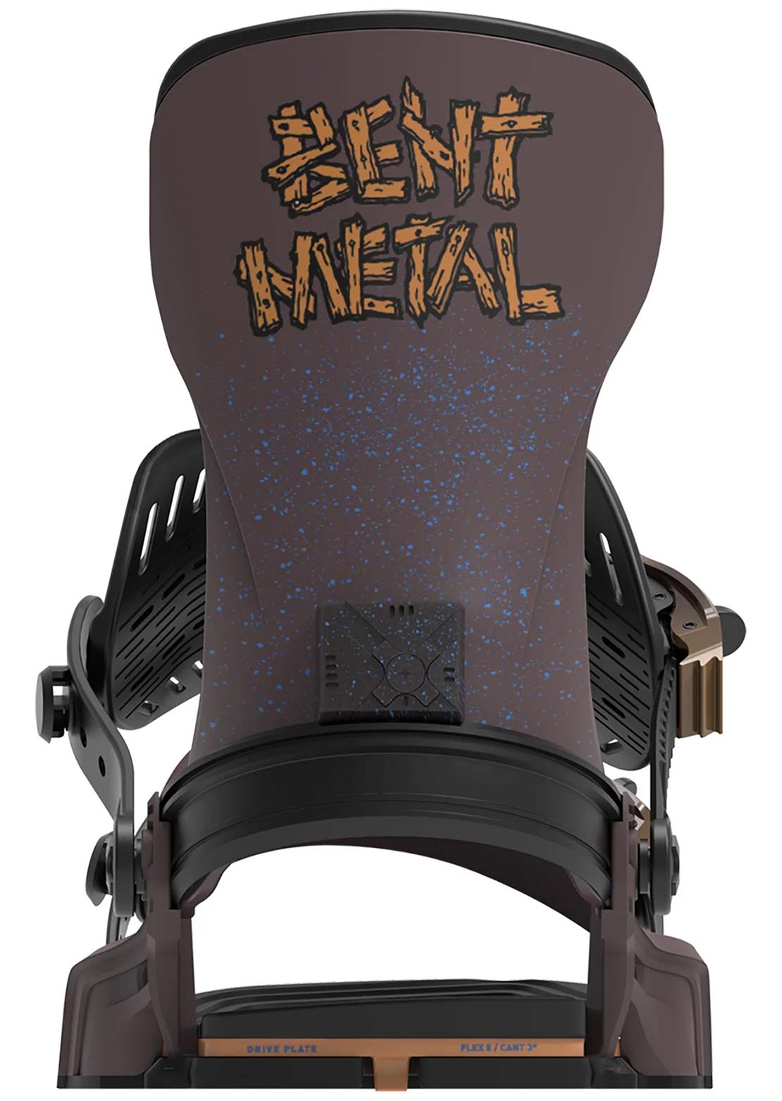 Bent Metal Unisex Transfer Snowboard Bindings Coffee