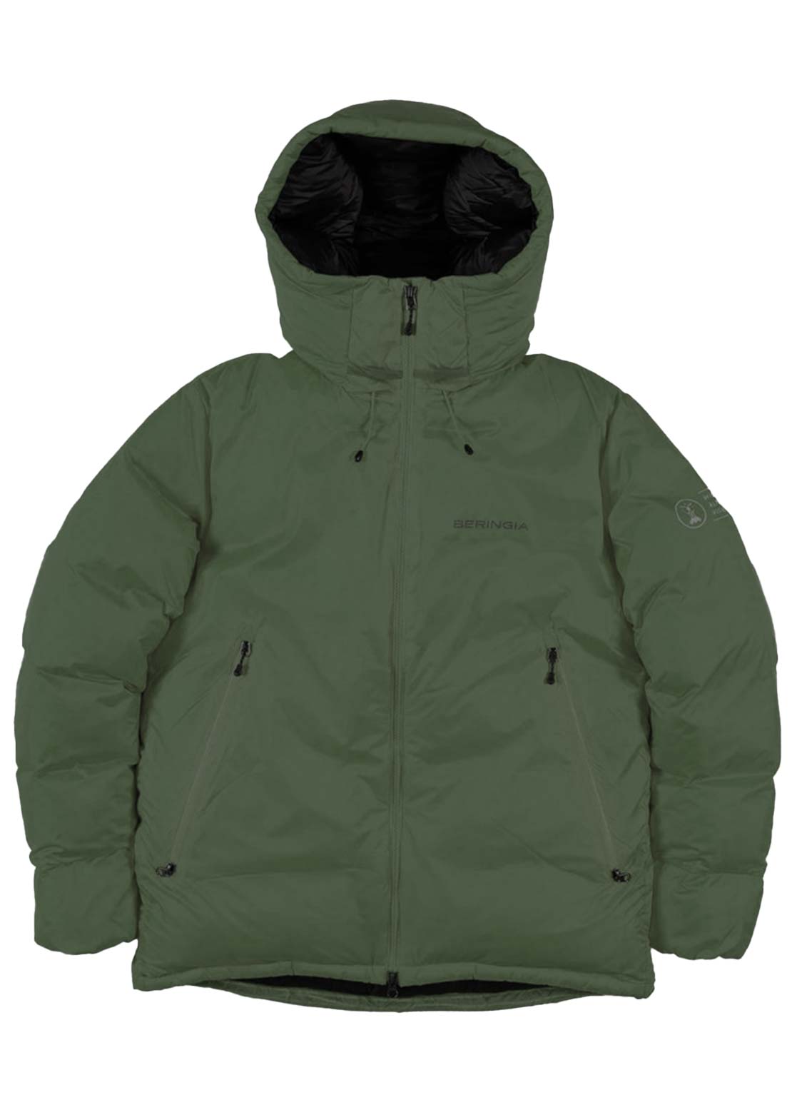 Beringia Unisex Bering Down Pullover Jacket Tsuga Green