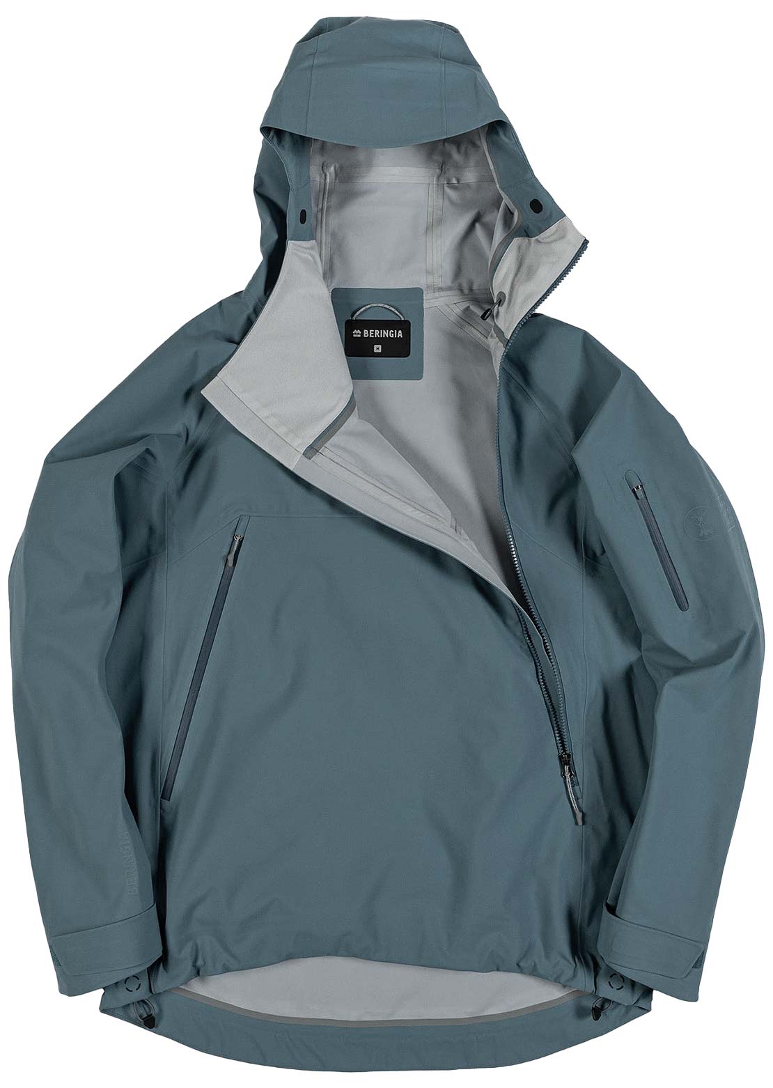 Beringia Unisex Tasma Anorak Jacket Blue Gray