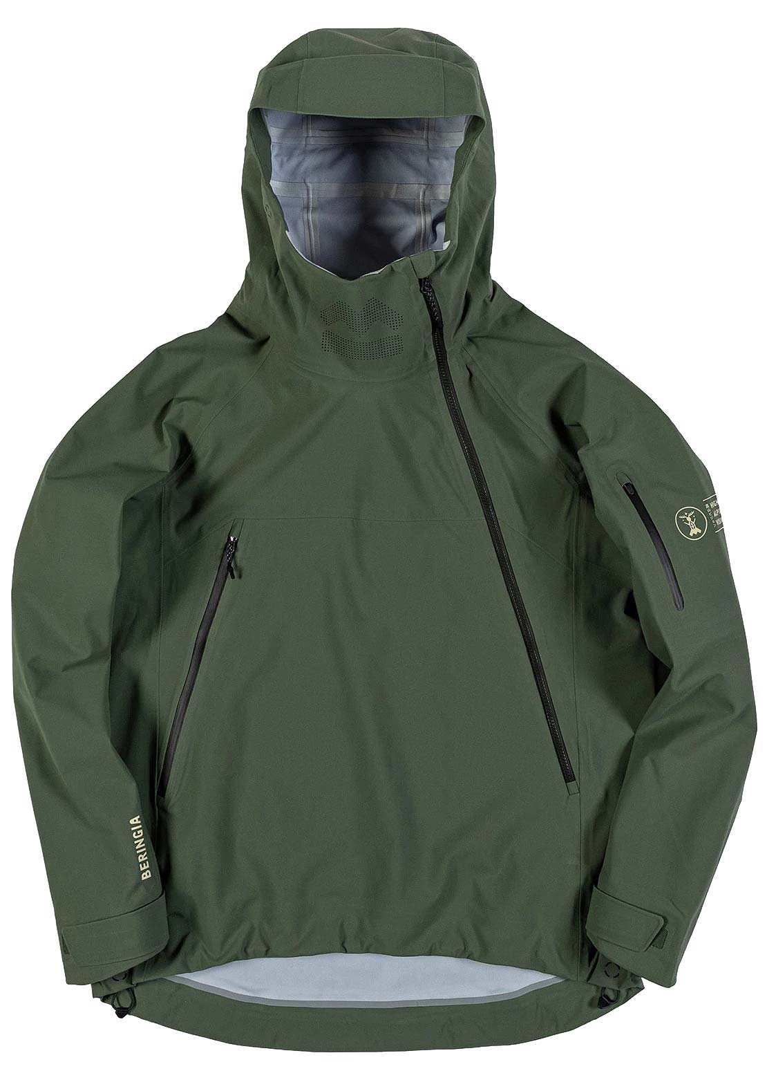 Beringia Unisex Tasma Anorak Jacket Tsuga Green
