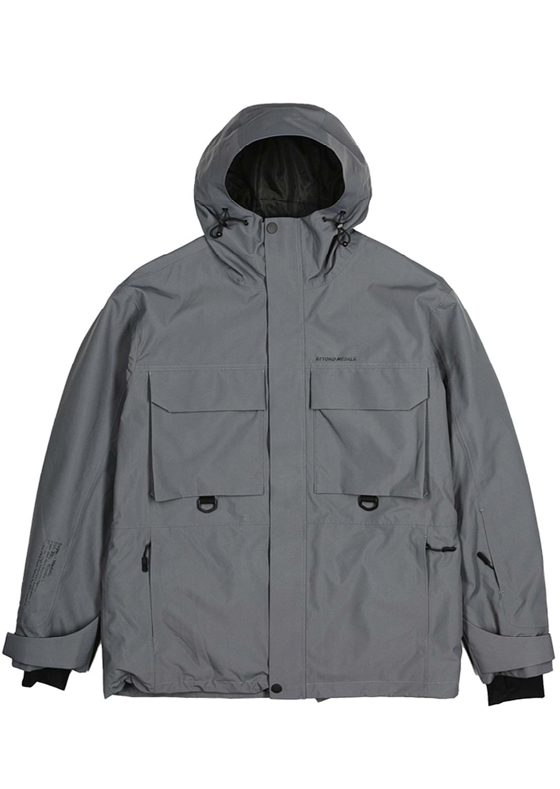 Beyond Medals Unisex Cargo 2L Jacket Anthracite