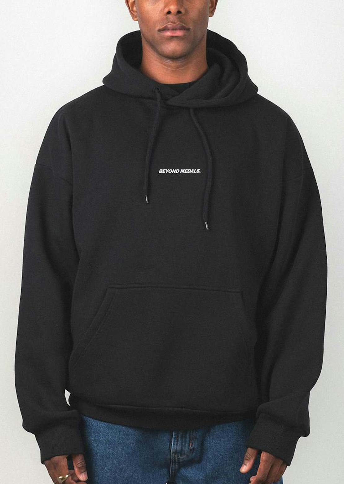 Beyond Medals Unisex Fortunato Hood Black