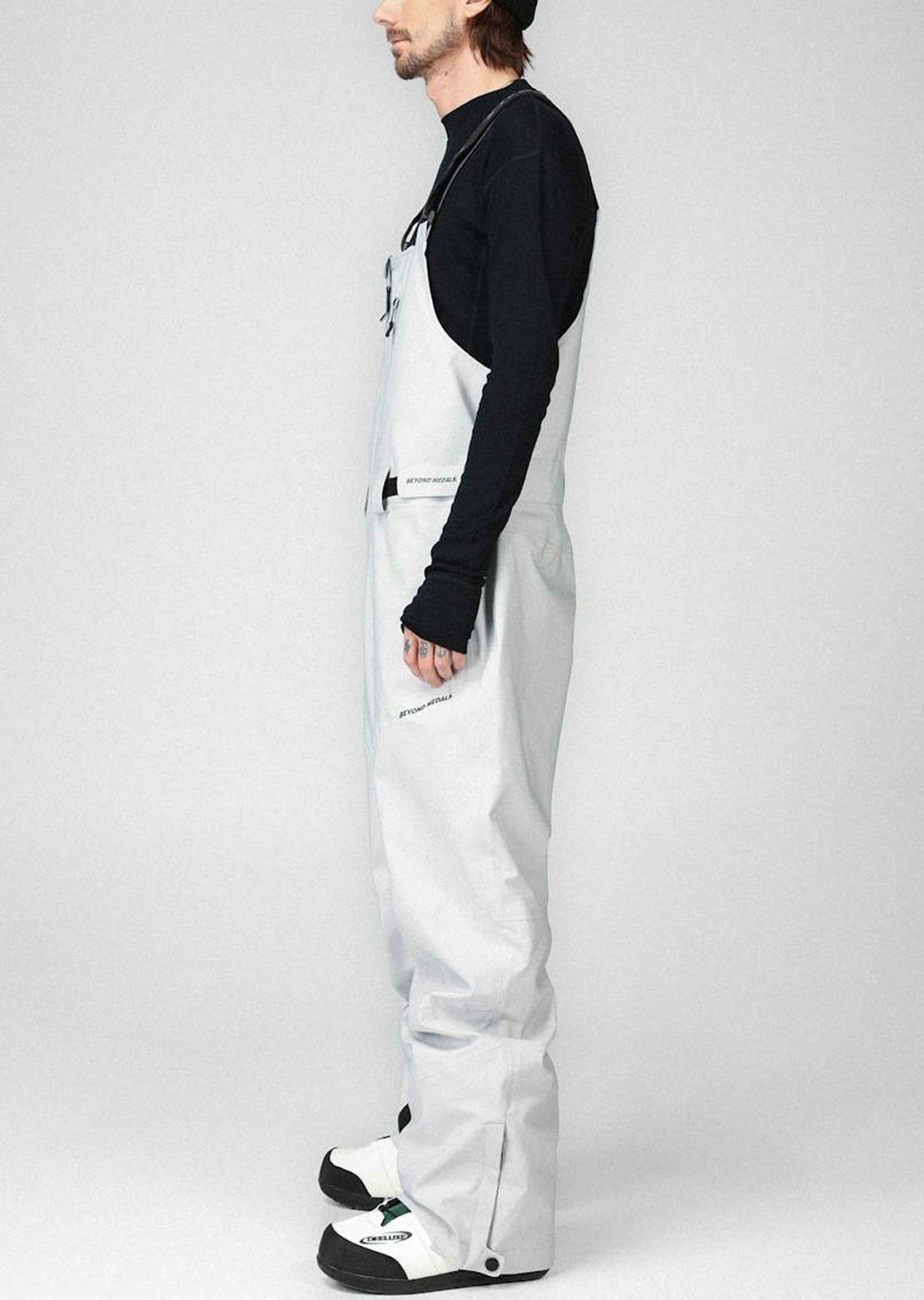 Beyond Medals Unisex High Tech 3L Bib Pant Grey Violet