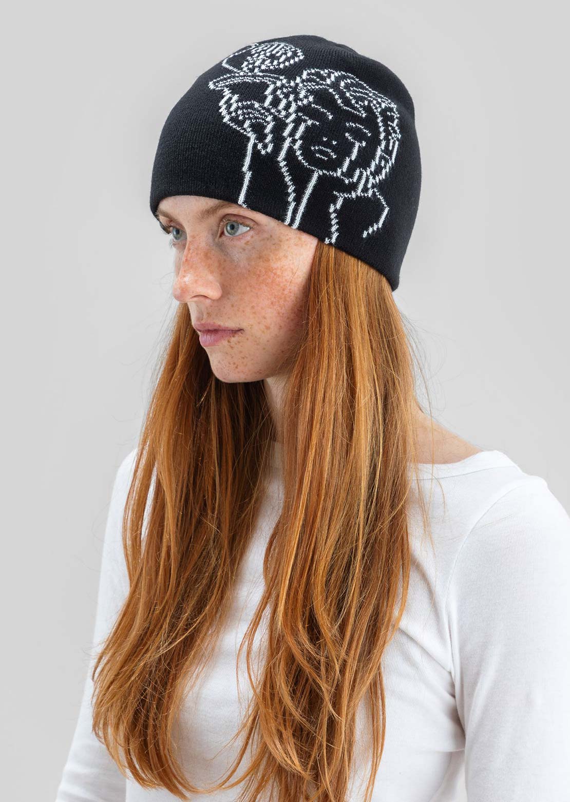 Beyond Medals Unisex Jacquard Angel Beanie