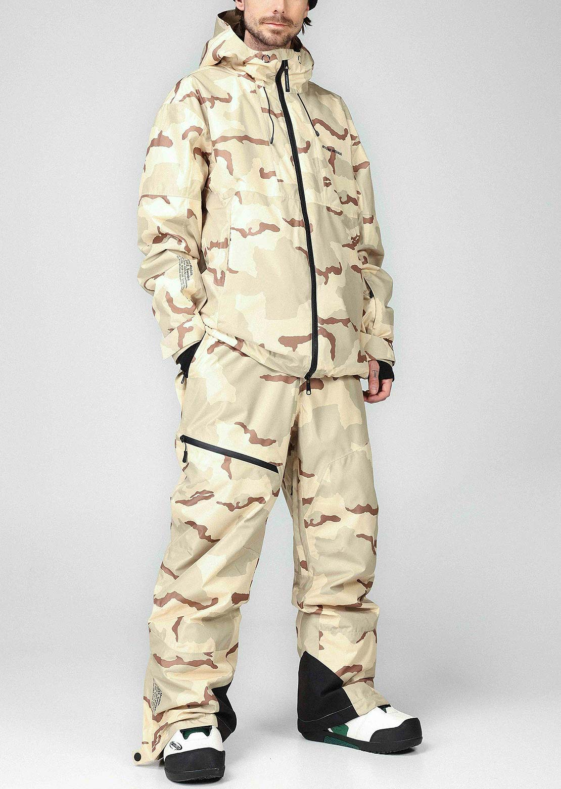 Beyond Medals Unisex Zip 2L Pant Desert Camo