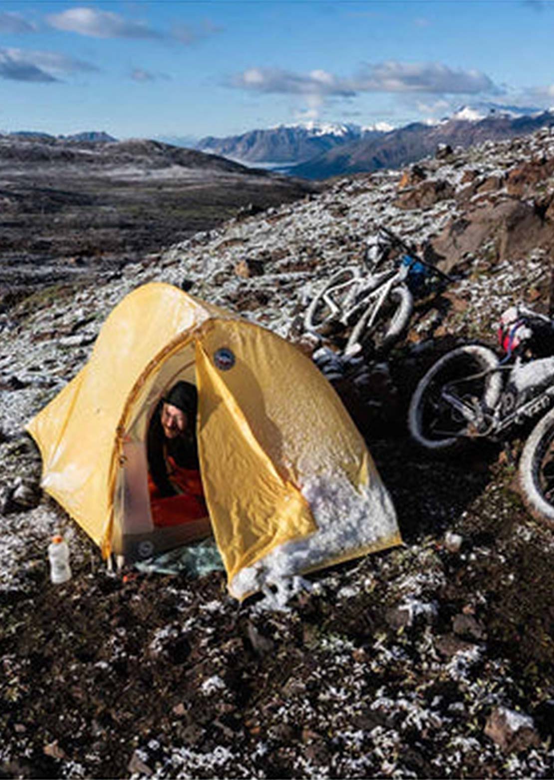 Big Agnes Fly Creek HV UL2 Bikepack Solution Dye Tent Yellow/Greige 