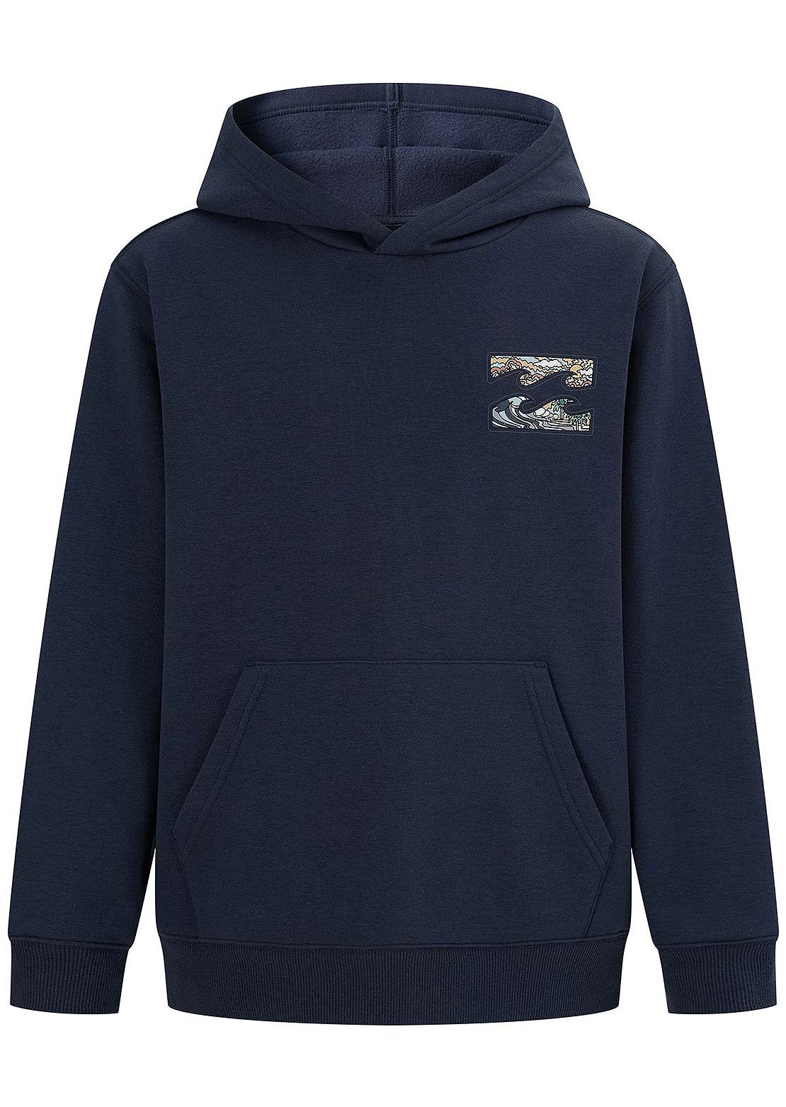 Billabong Junior Crayon Wave FZ Hood Dusty Navy