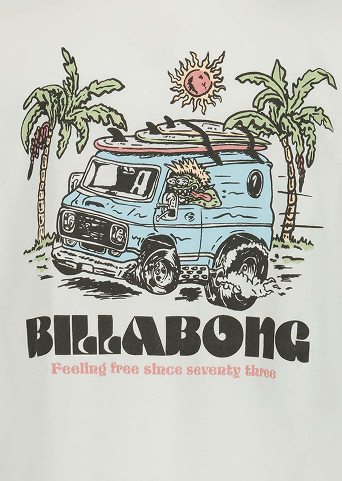 Billabong Junior Rush to Relax T-Shirt Off White