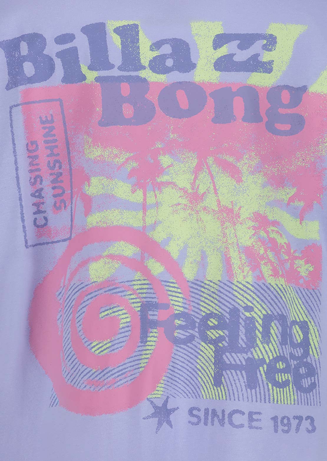 Billabong Junior Sound Oversized T-Shirt Baby Lavender