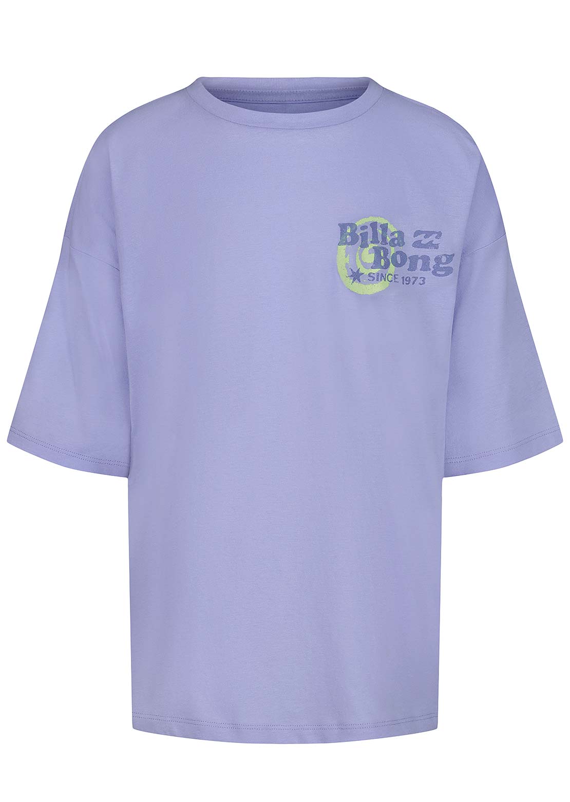 Billabong Junior Sound Oversized T-Shirt Baby Lavender