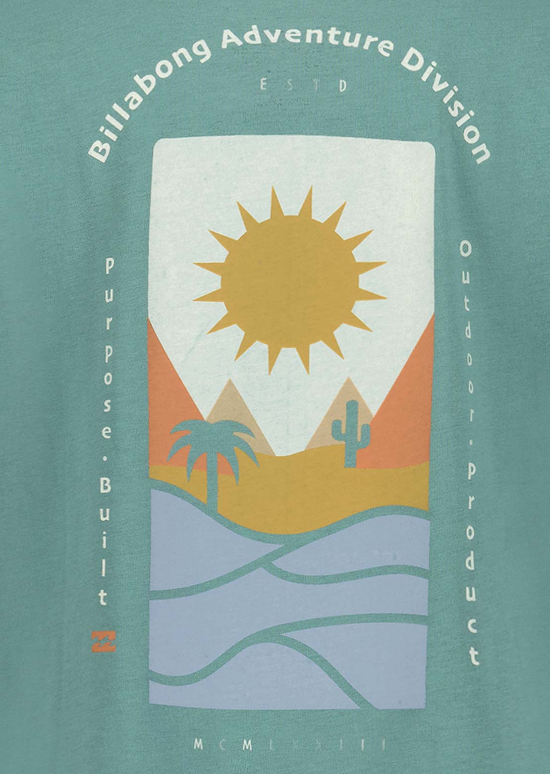 Billabong Junior Sun Down T-Shirt Sea Green