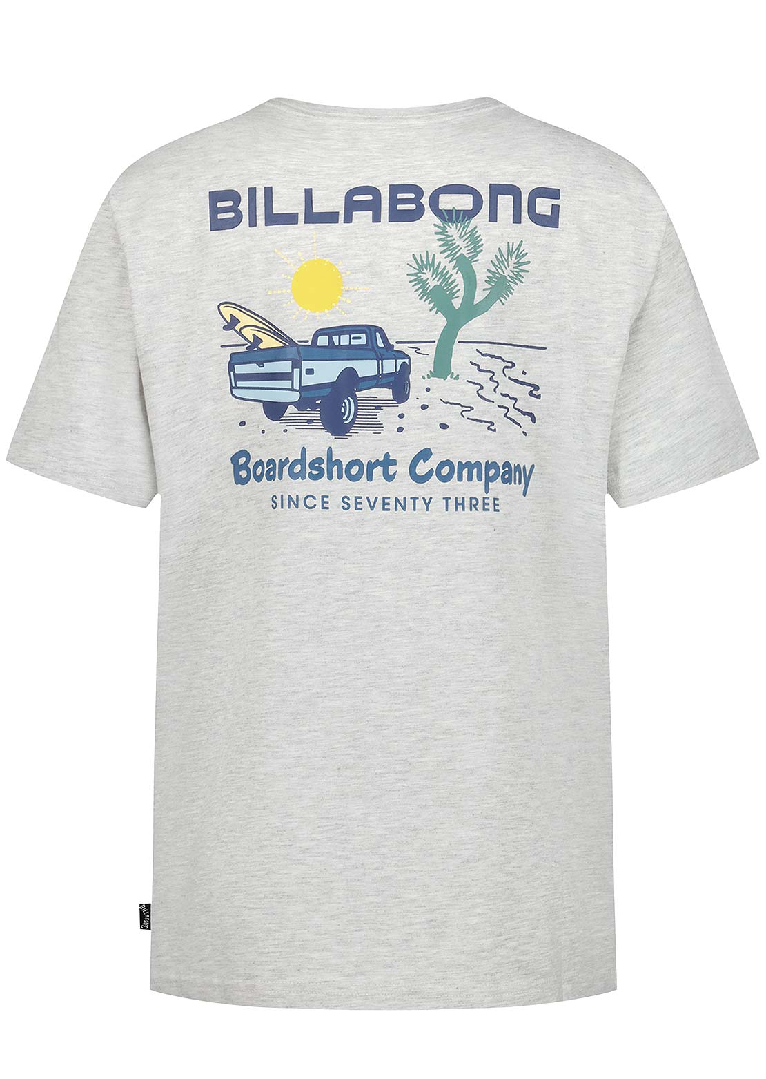 Billabong Junior Tailgating T-Shirt Light Grey Heather