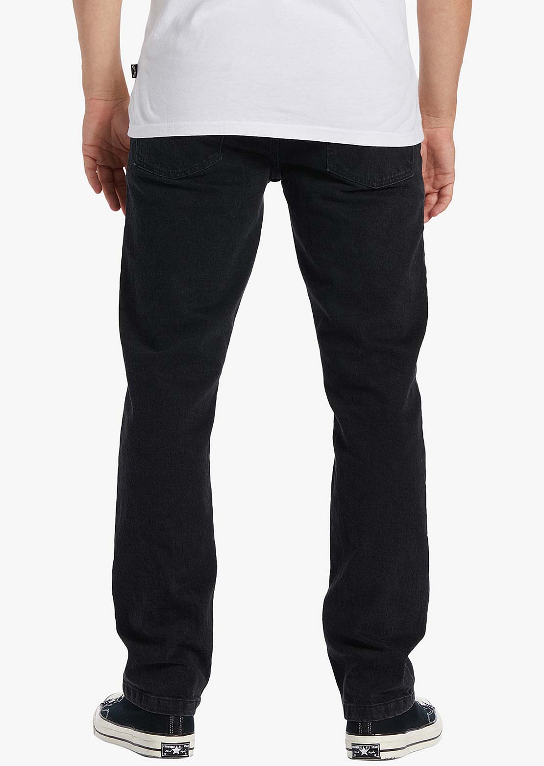 Billabong Men's 73 Jean Denim Pants Washed Black