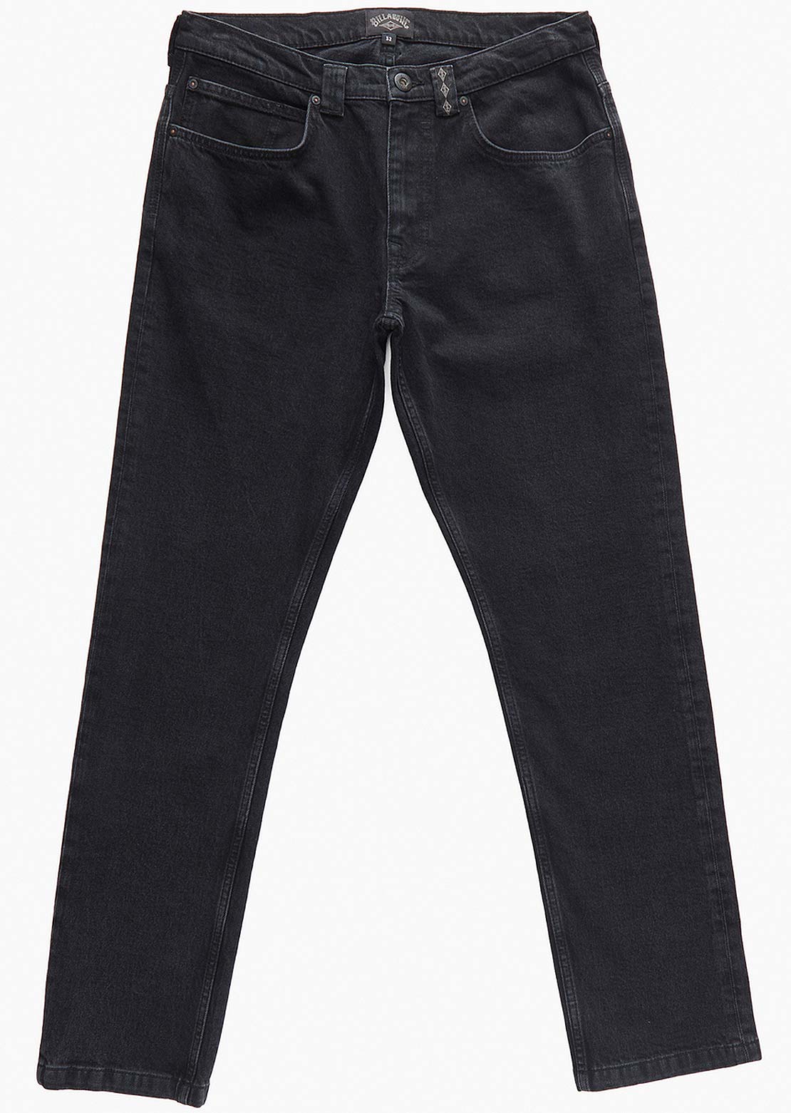 Billabong Men's 73 Jean Denim Pants Washed Black