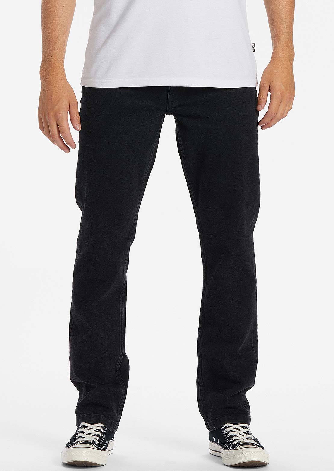 Billabong Men's 73 Jean Denim Pants Washed Black