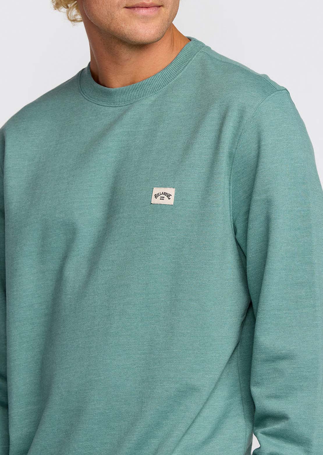 Billabong Men's All Day Crew Longsleeve Sea Green
