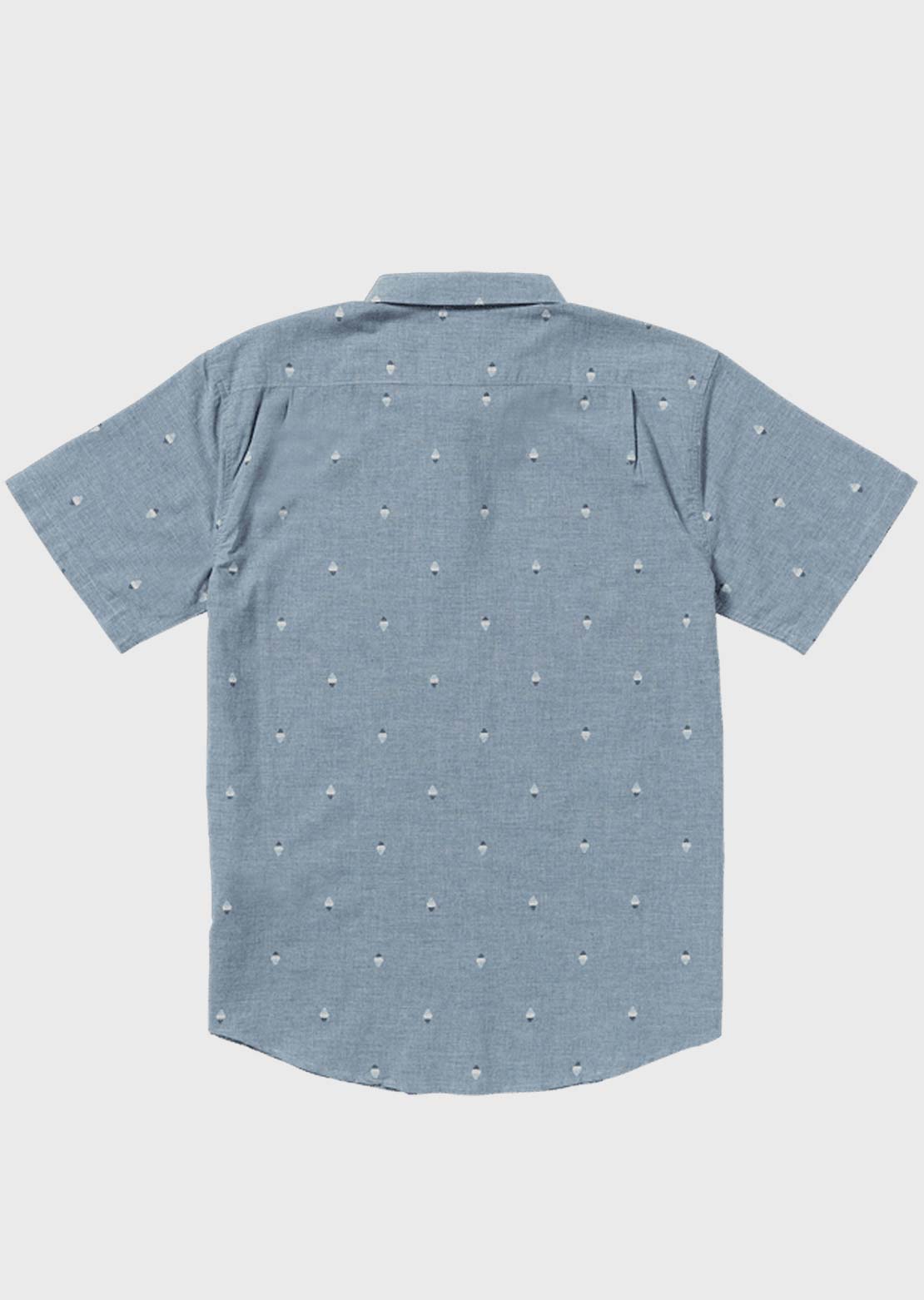 Billabong Men's All Day Jacquard Button Up Shirts Washed Blue