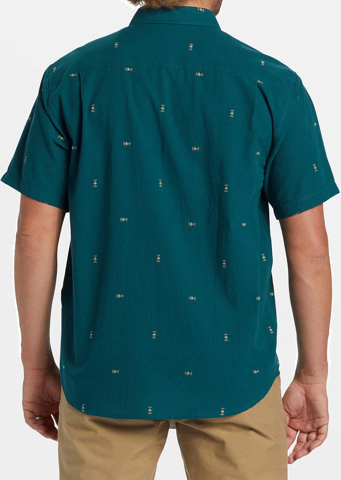 Billabong Men's All Day Jacquard Button Up Shirts Real Teal