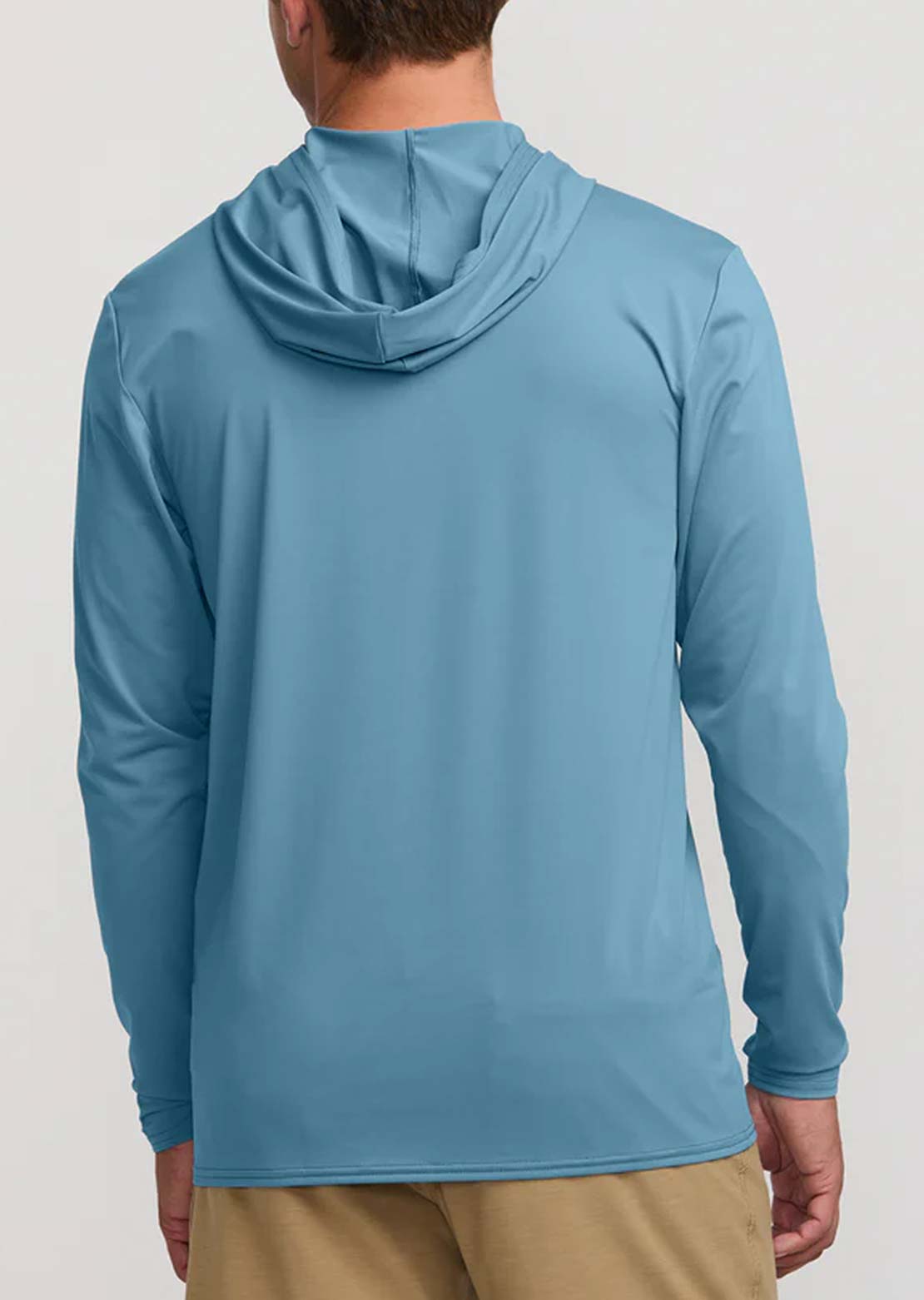 Billabong Men's Arch Mesh Long Sleeve Hood Bay Blue