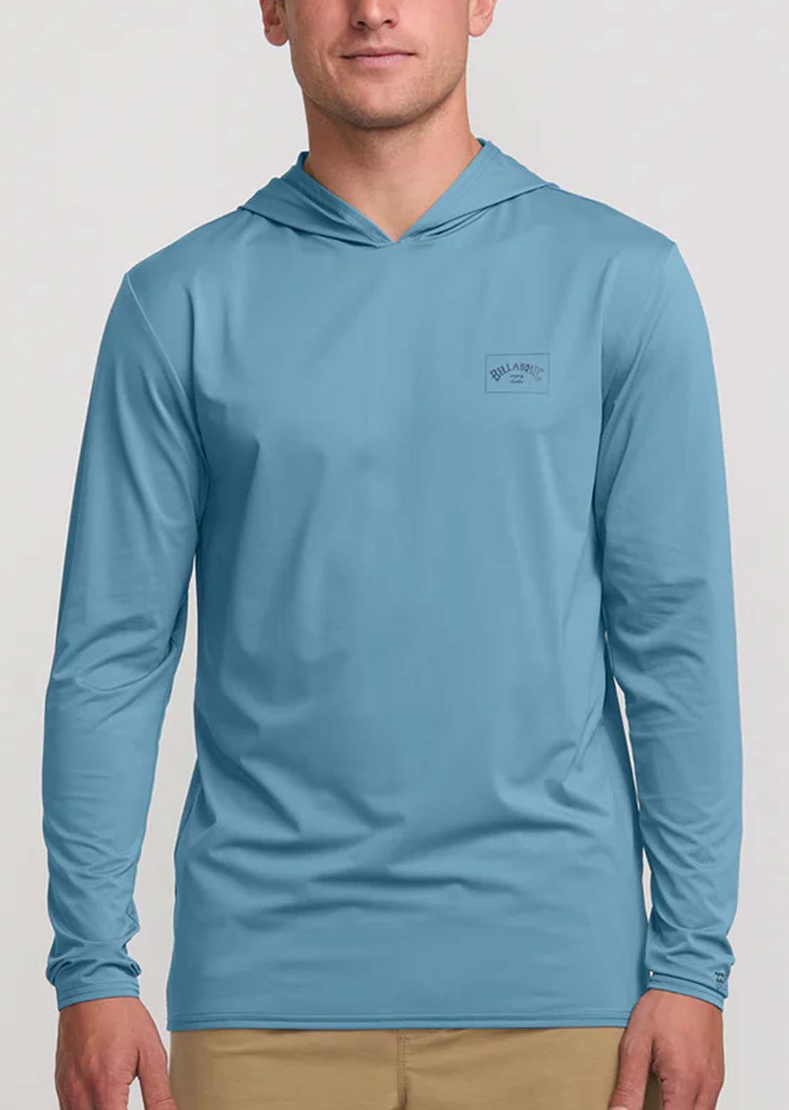 Billabong Men's Arch Mesh Long Sleeve Hood Bay Blue