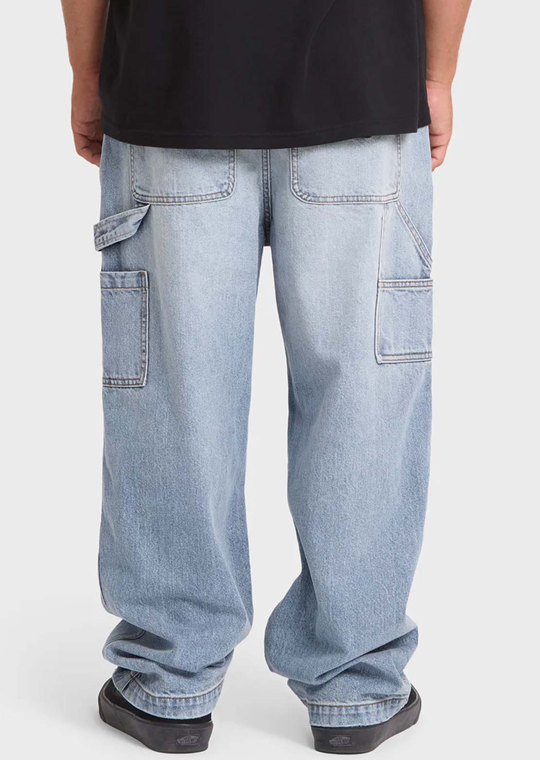 Billabong Men's Bad Dog Pants Bleached Blue Wash