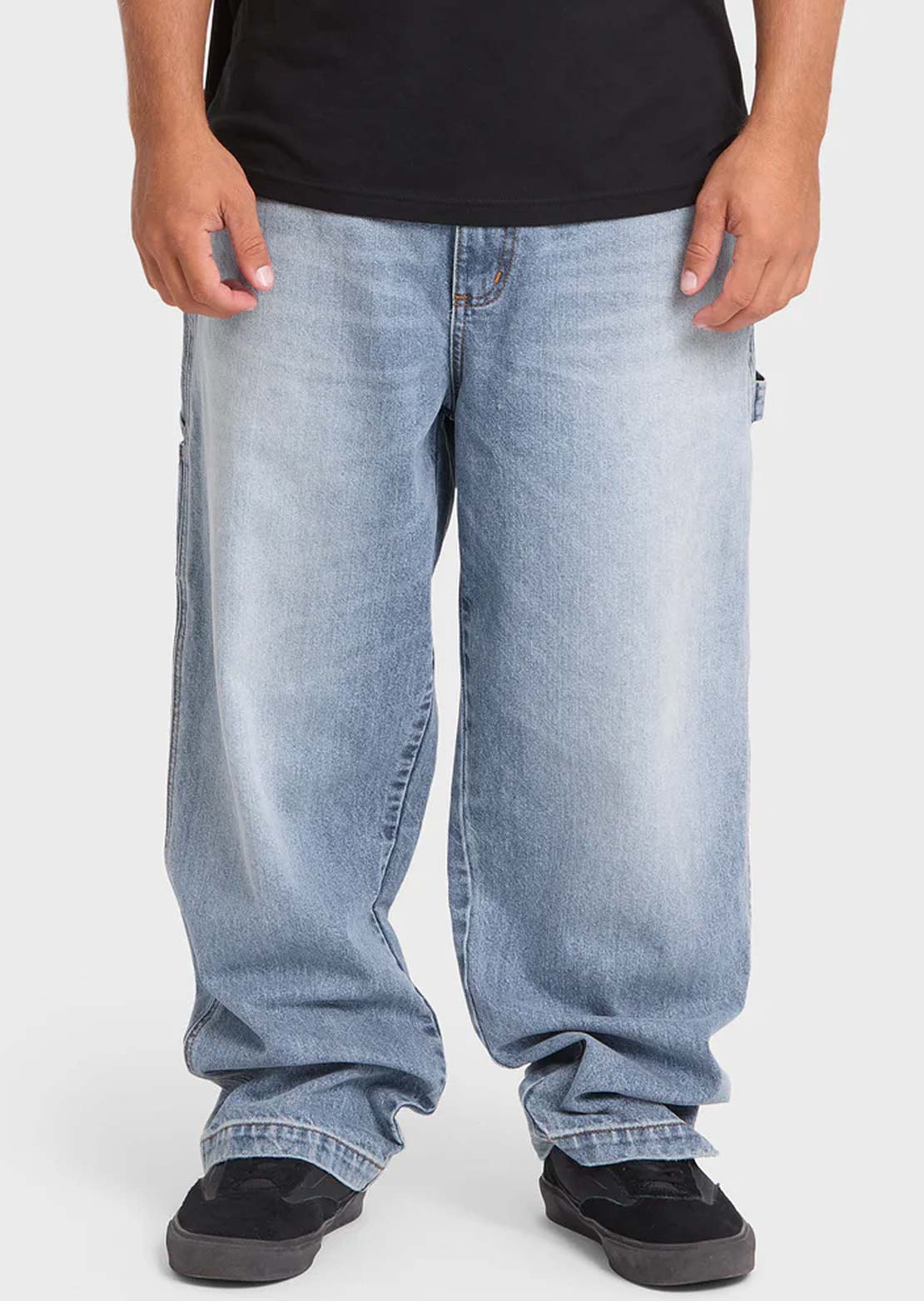 Billabong Men's Bad Dog Pants Bleached Blue Wash