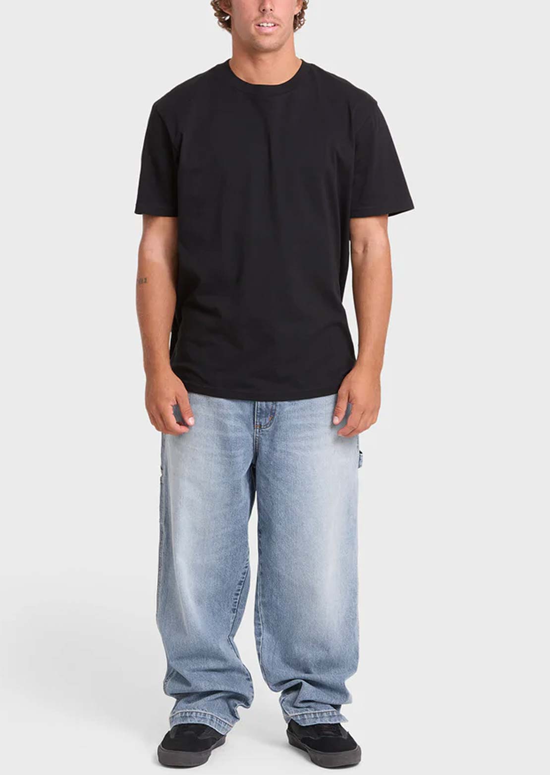Billabong Men's Bad Dog Pants Bleached Blue Wash