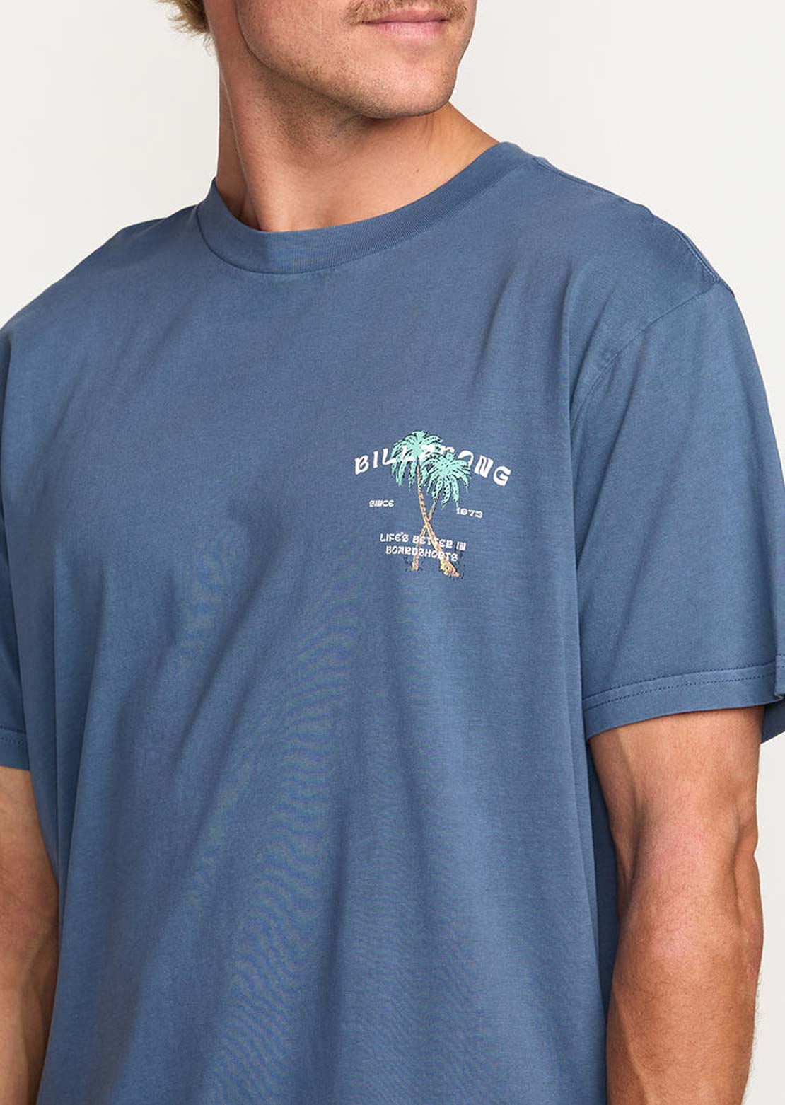 Billabong Men's Better Premium T-shirt Deep Blue