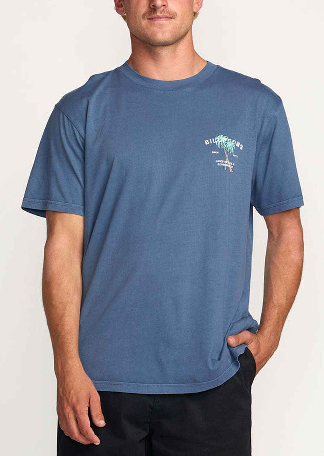 Billabong Men's Better Premium T-shirt Deep Blue
