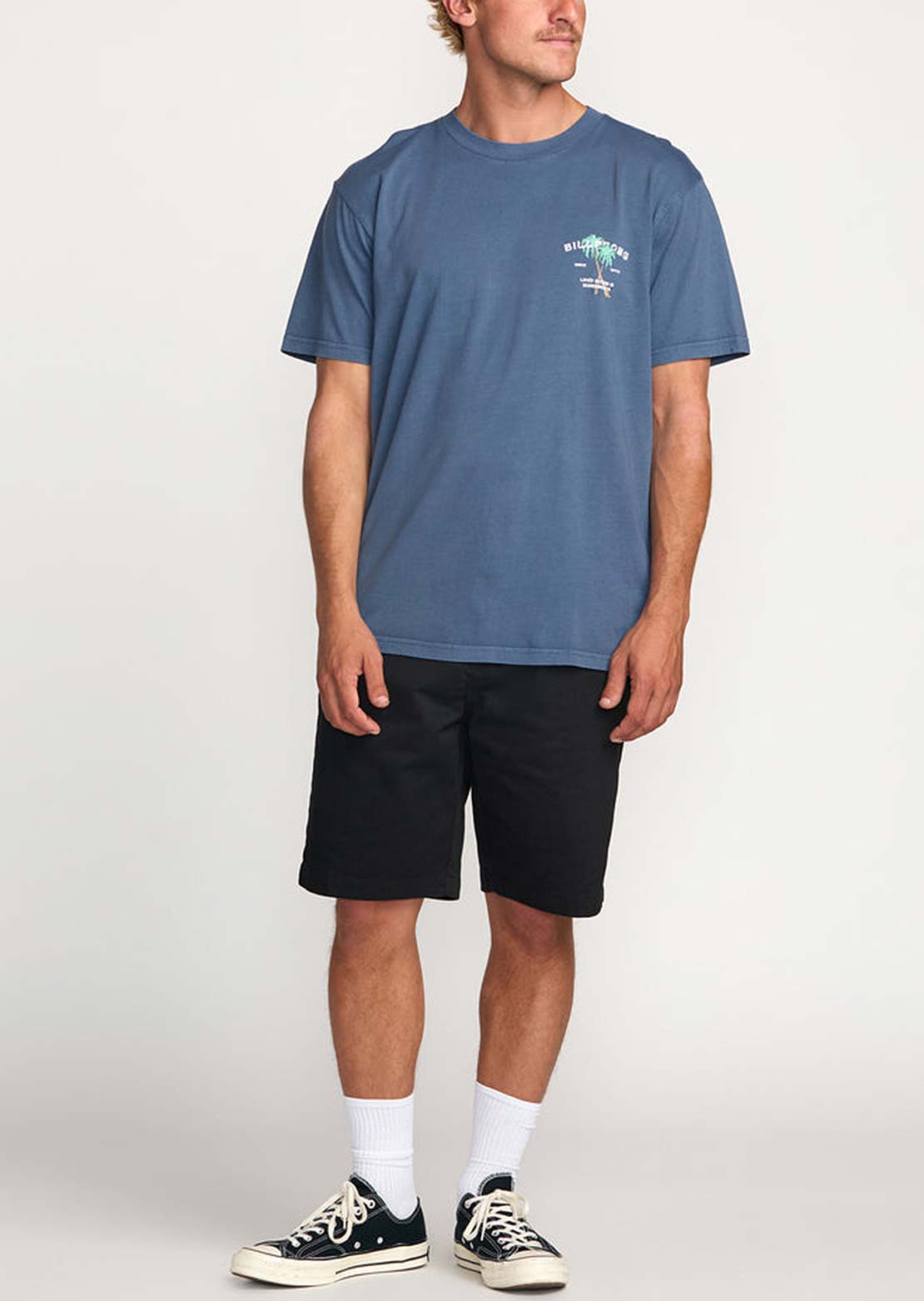 Billabong Men's Better Premium T-shirt Deep Blue