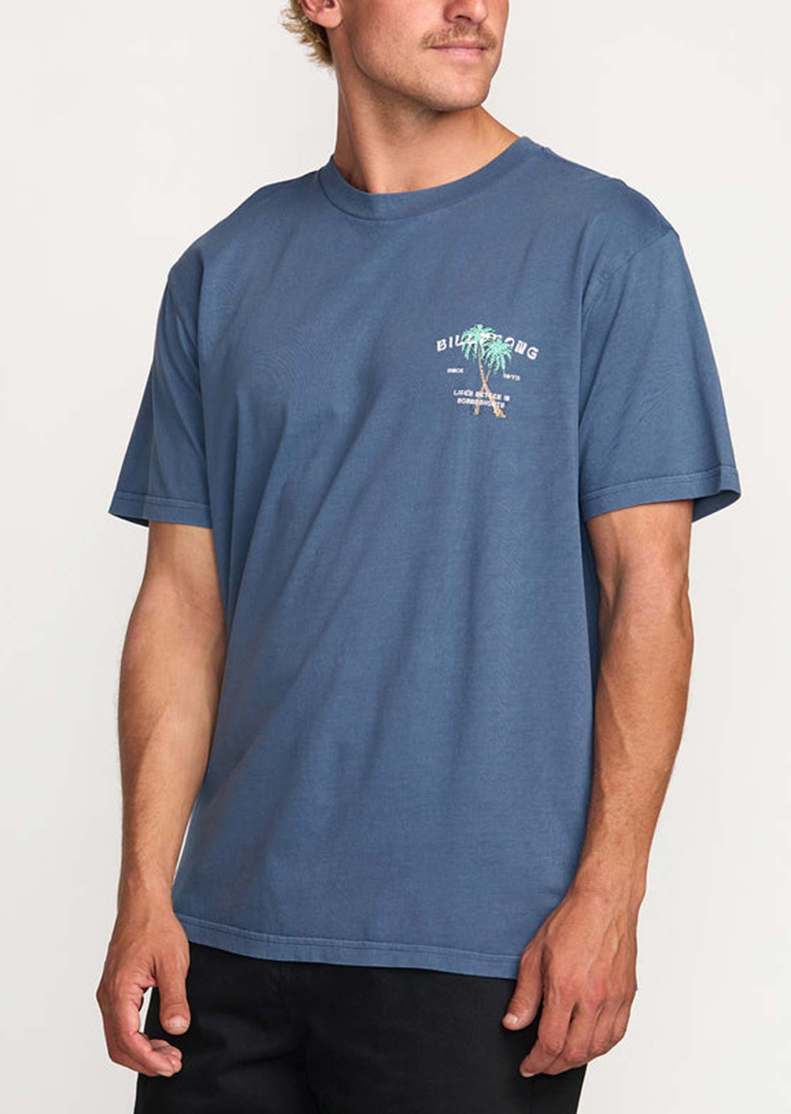 Billabong Men's Better Premium T-shirt Deep Blue
