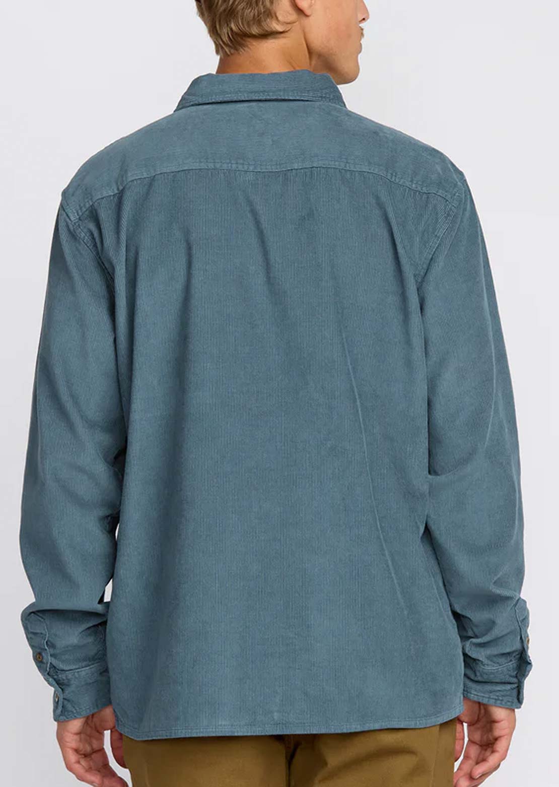 Billabong Men's Bong Days Button Up Shirt Steel Blue