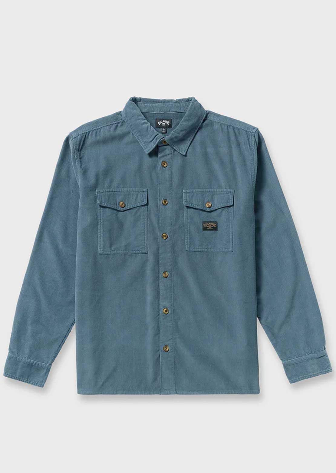 Billabong Men's Bong Days Button Up Shirt Steel Blue