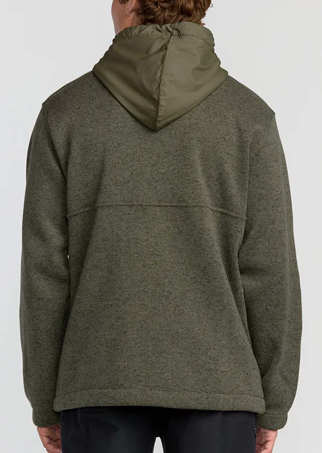 Billabong Men's Boundary Pullover Fleece Military Heather