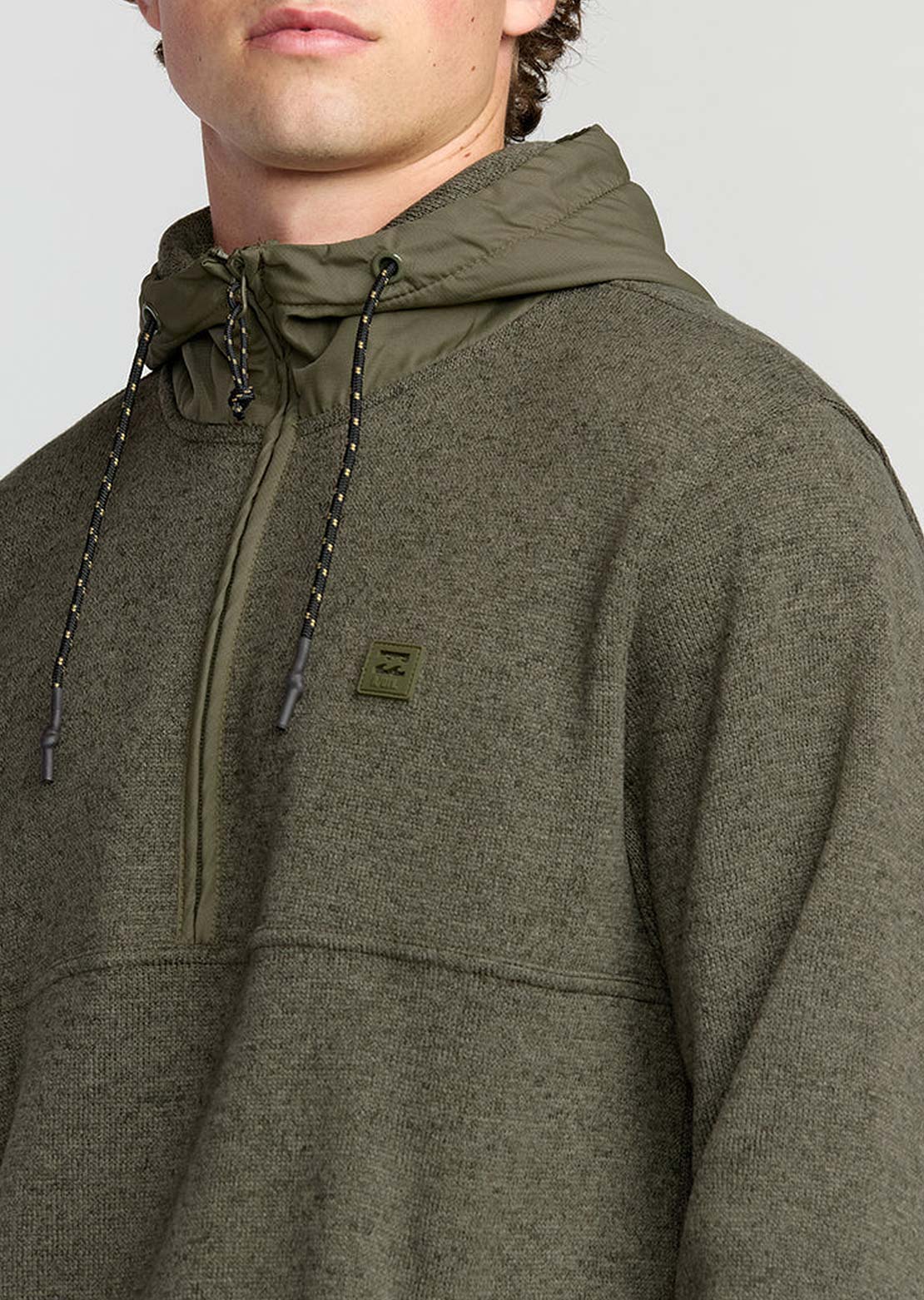 Billabong Men's Boundary Pullover Fleece Military Heather