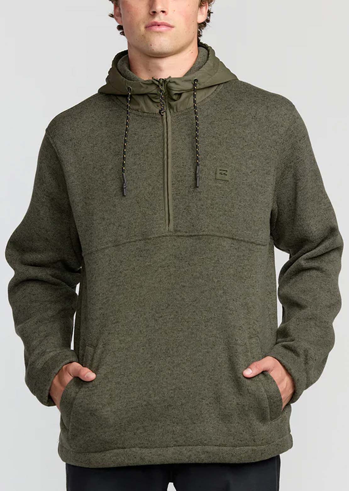 Billabong Men's Boundary Pullover Fleece Military Heather
