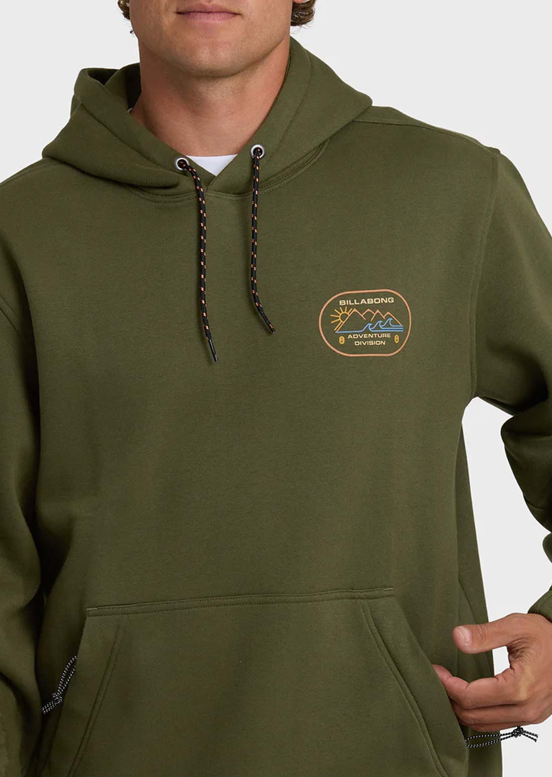 Billabong Men's Compass Pullover Hood Winter Moss