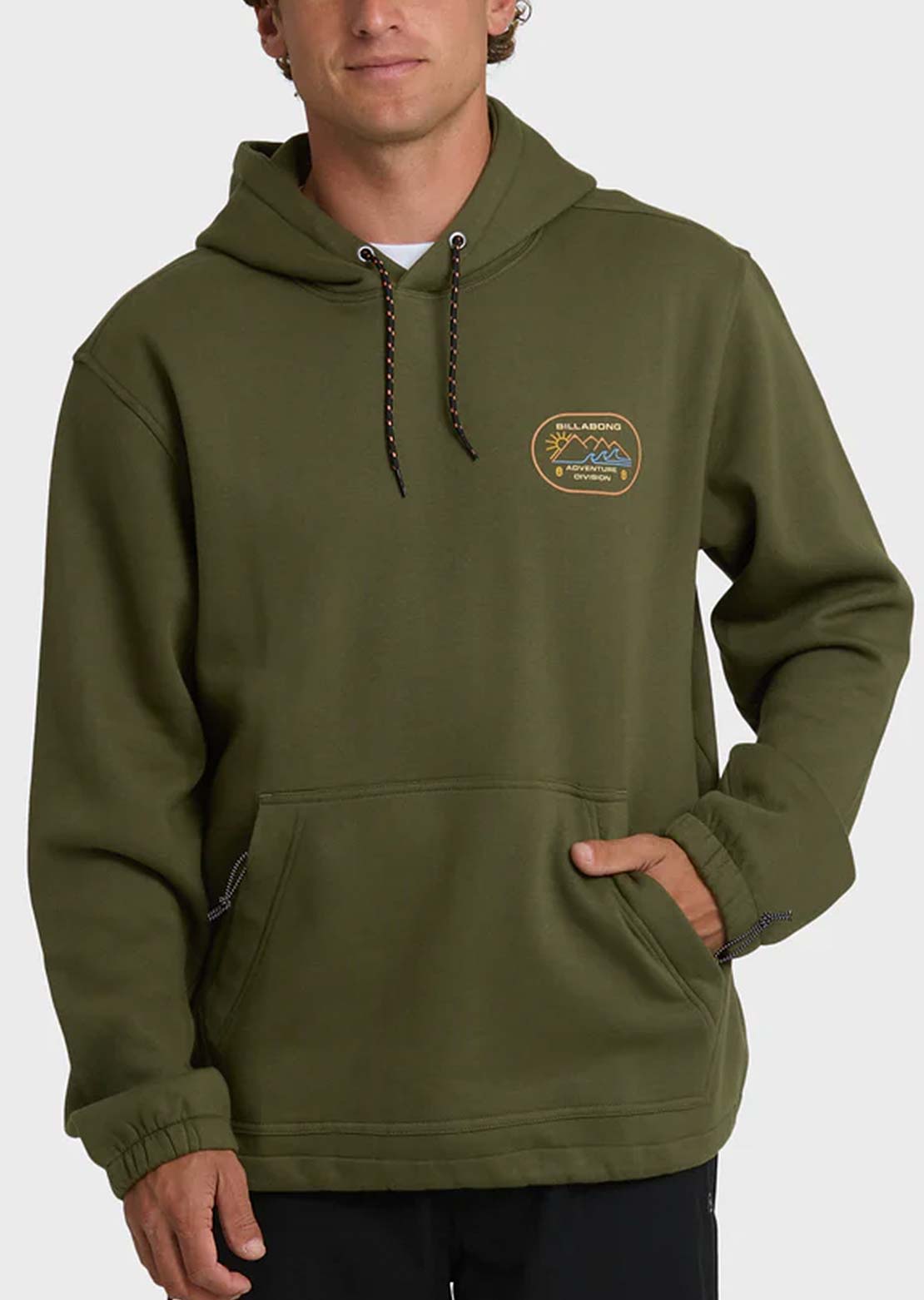 Billabong Men's Compass Pullover Hood Winter Moss