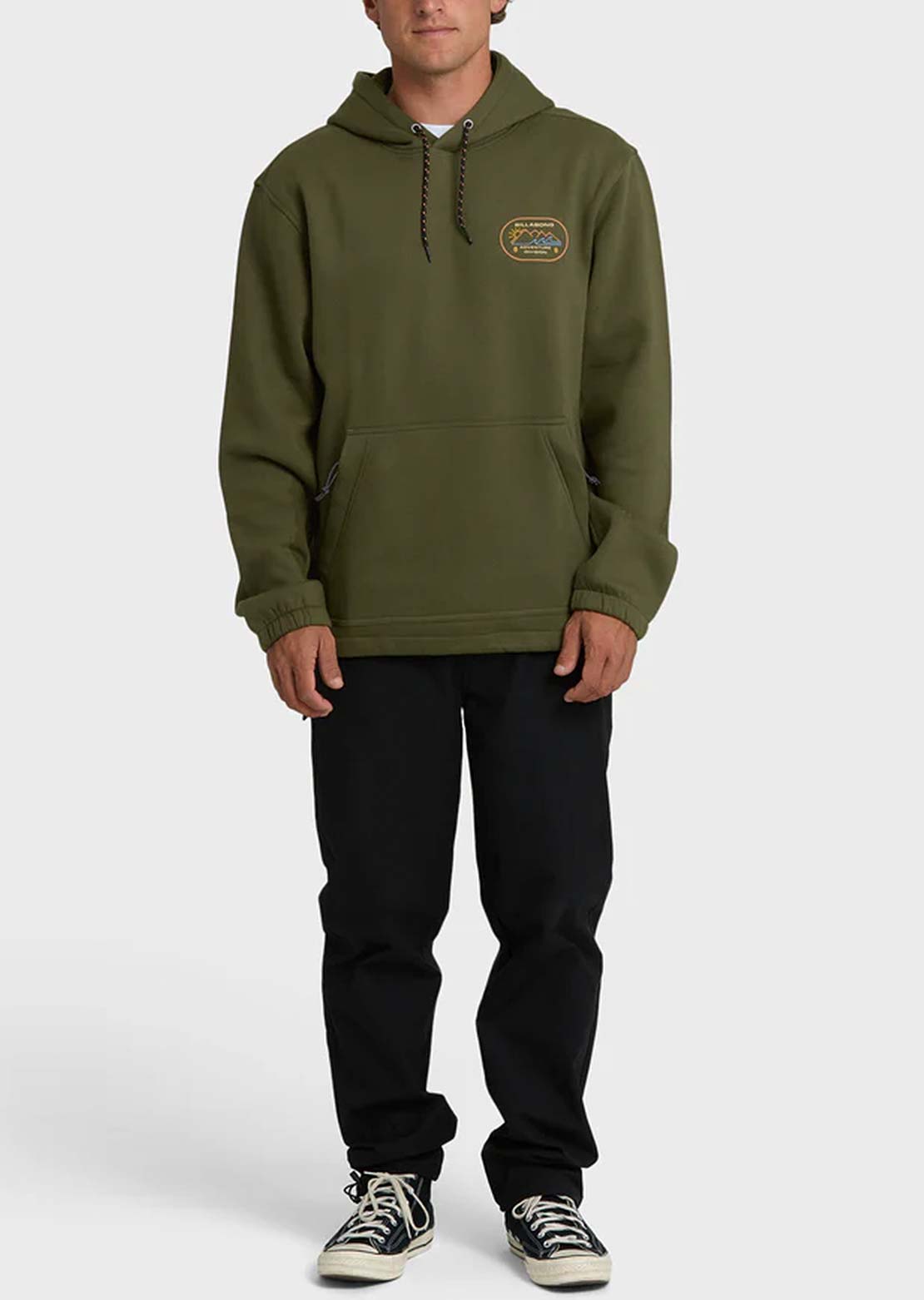 Billabong Men's Compass Pullover Hood Winter Moss