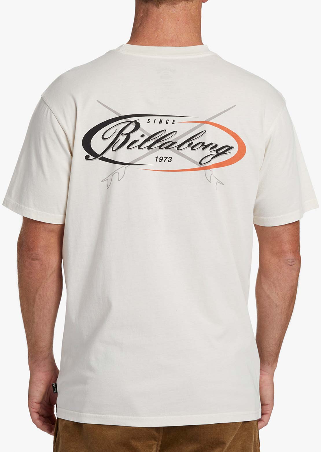 Billabong Men&#39;s Crossboards T-Shirt Off White