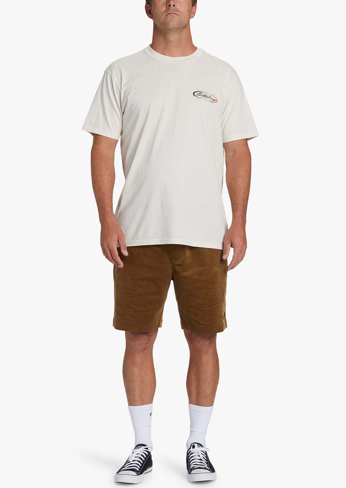 Billabong Men&#39;s Crossboards T-Shirt Off White