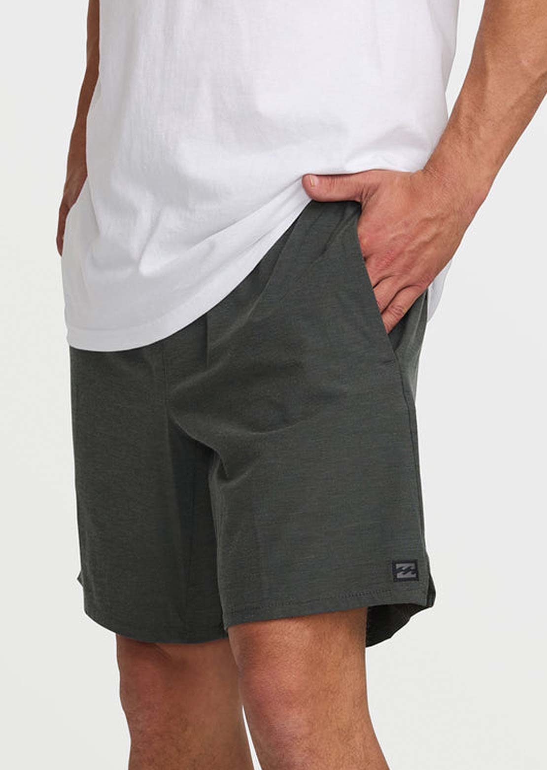 Billabong Men&#39;s Crossfire Elastic Submersible Shorts Asphalt
