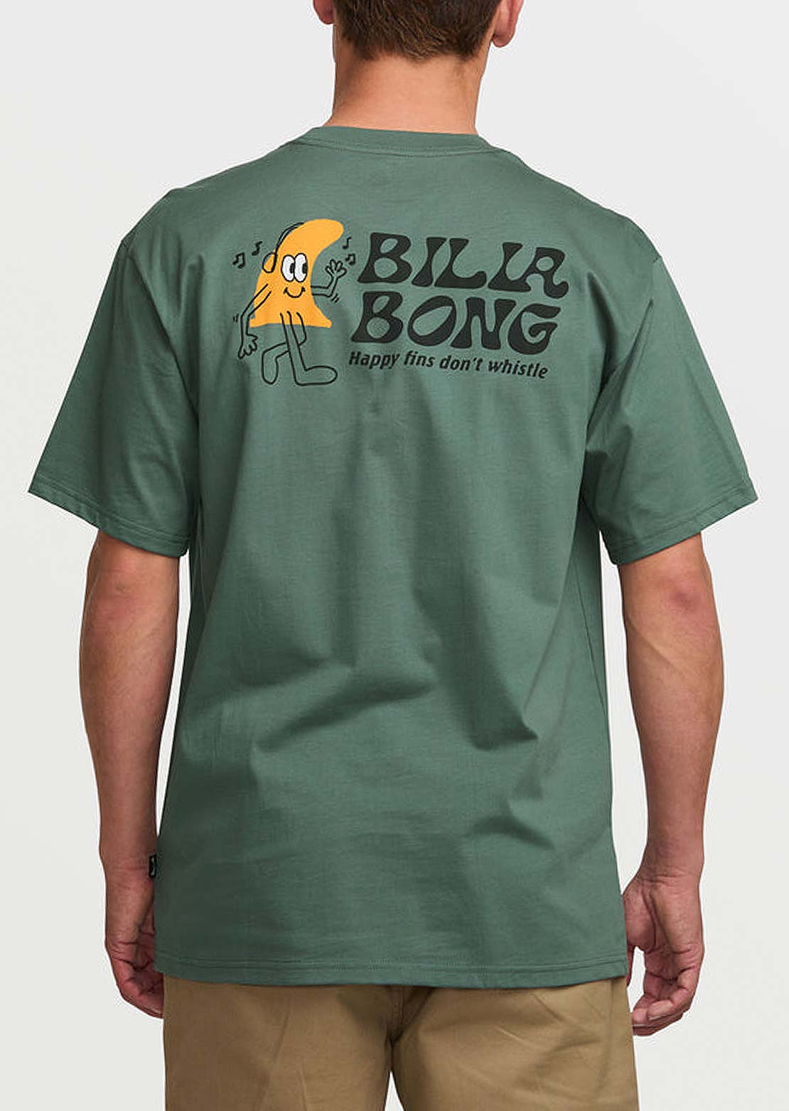 Billabong Men&#39;s Happy Fins Regular T-Shirt Dark Slate