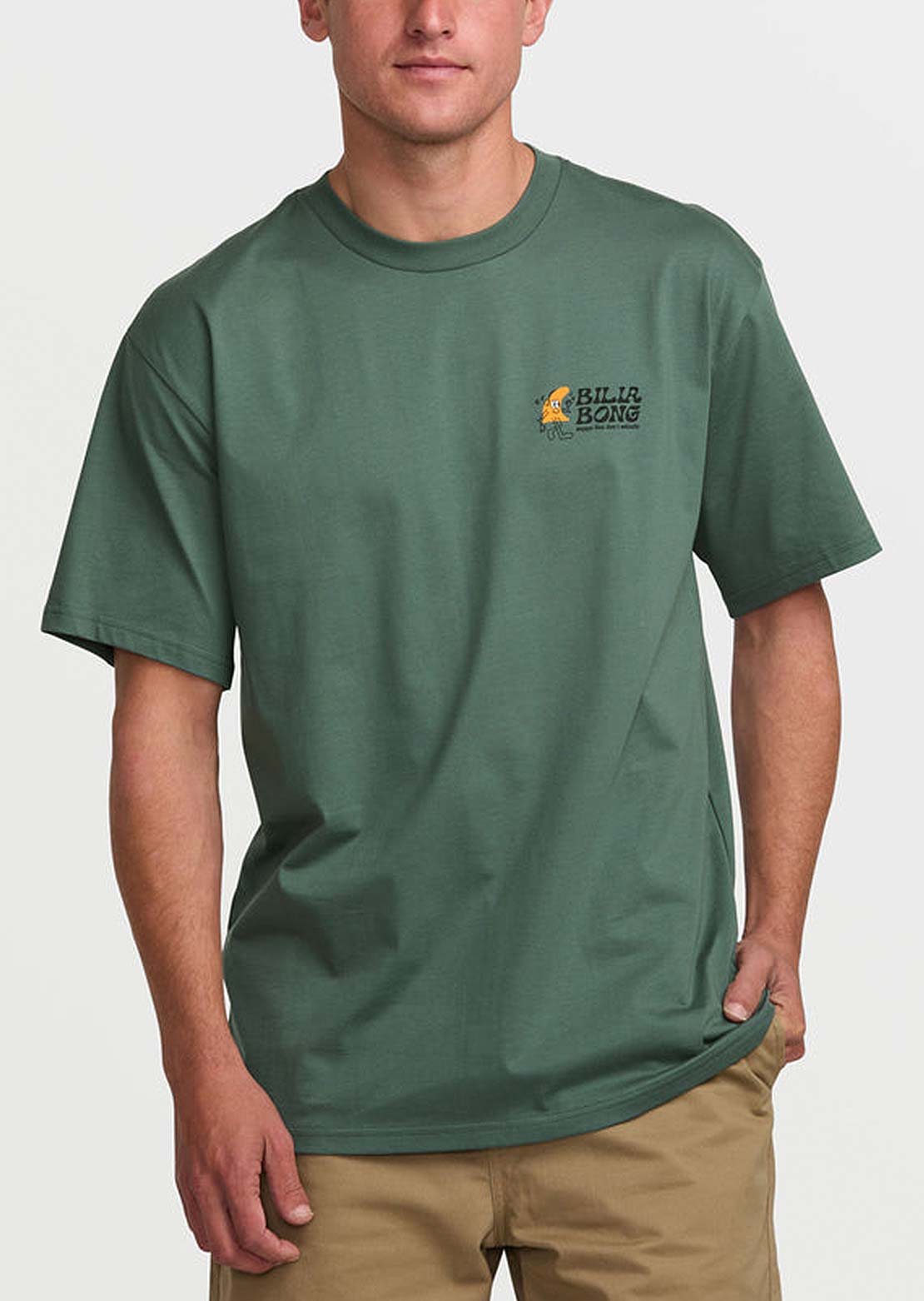 Billabong Men&#39;s Happy Fins Regular T-Shirt Dark Slate