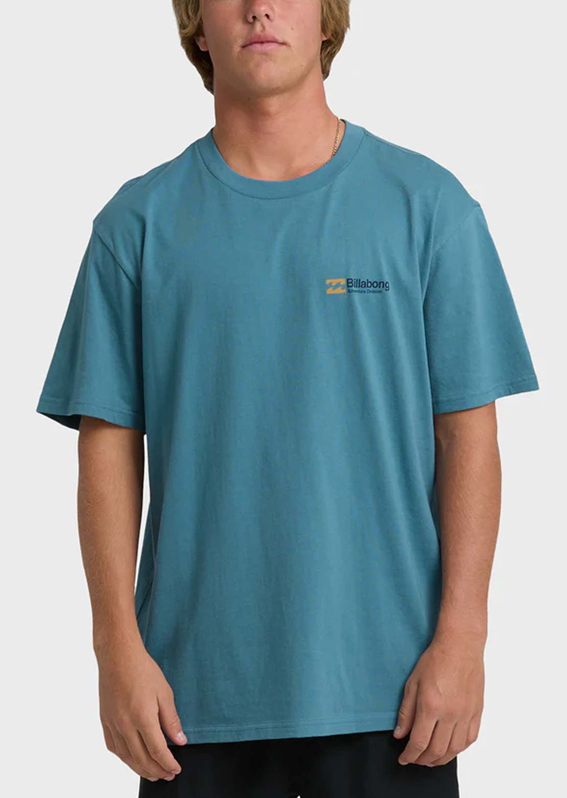 Billabong Men's Make Tracks Adiv Premium T-Shirt Vintage Blue
