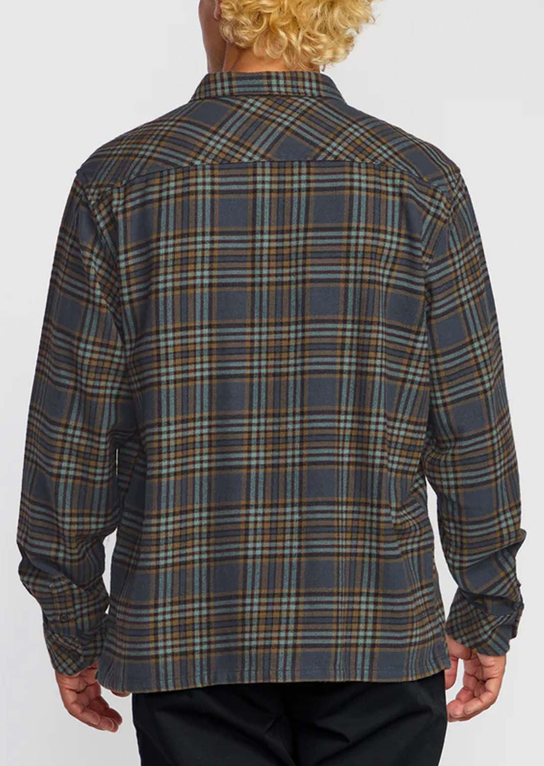 Billabong Men's Offshore Flannel Button Up Shirt Midnight