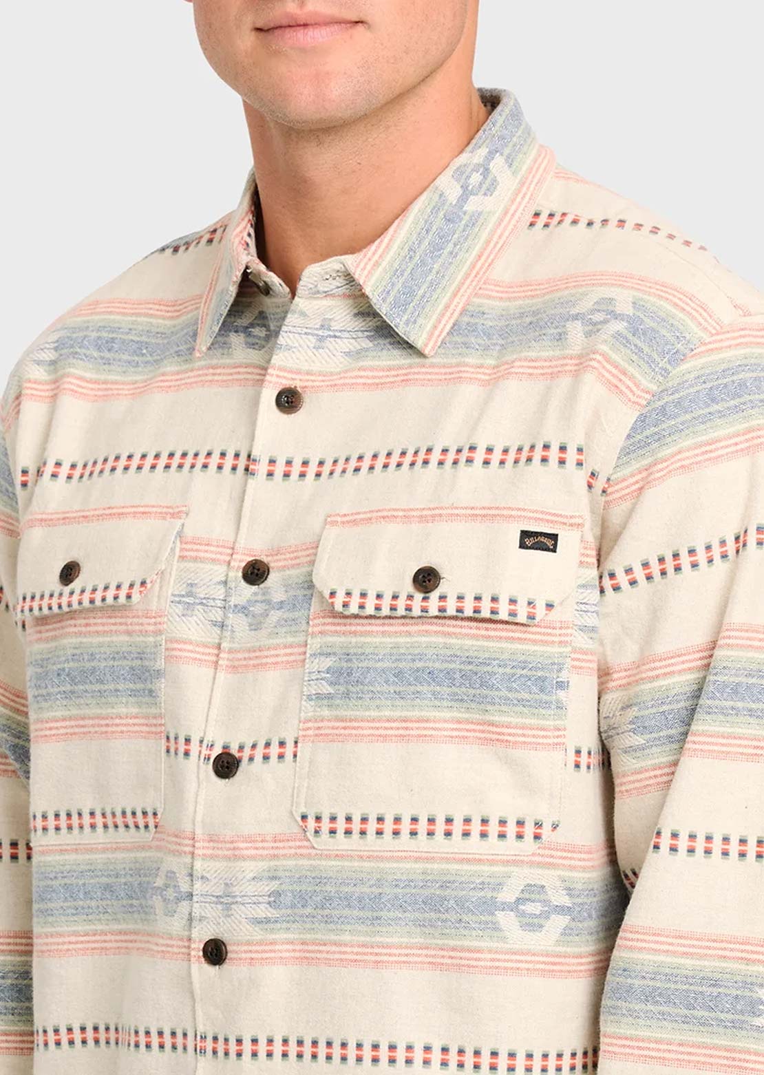 Billabong Hommes Offshore Jacquard Flannel Chemise boutonnée